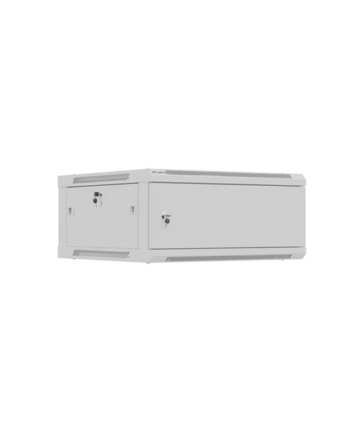 Lanberg Wall mounted installation cabinet 19" 4U 600X600 | WF01-6604-00S | Grey