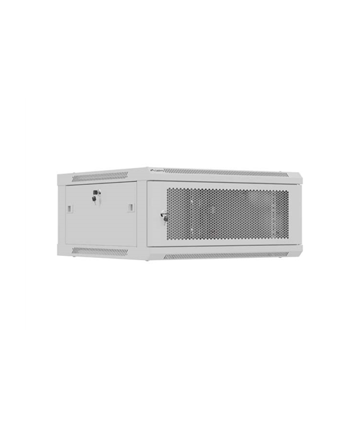 Lanberg Wall mounted installation cabinet 19" 4U 600X600 | WF01-6604-23S | Grey