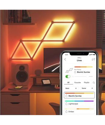 Nanoleaf | Lines Starter Kit (9 panels) | 16M+ colors