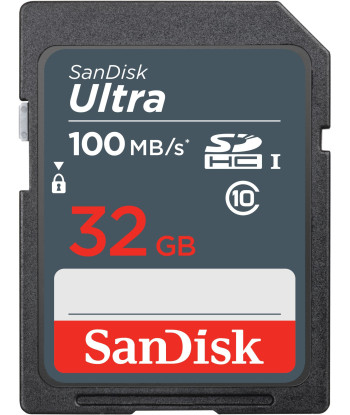 SanDisk SDHC 32GB UHS‑I Memory Card SDSDUNR‑032G‑GN3IN