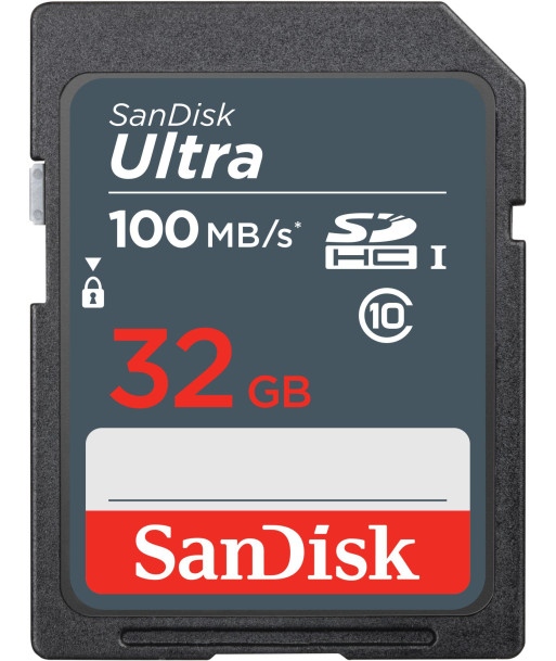 SanDisk SDHC 32GB UHS‑I mälukaart SDSDUNR‑032G‑GN3IN
