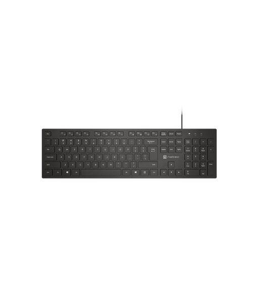 Natec Keyboard, Herring Glow, US, Backlit, Wired, White | Natec