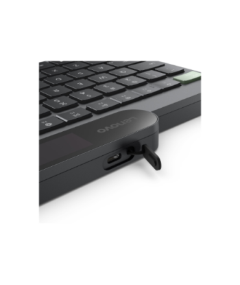 Самозаряжающаяся Bluetooth‑клавиатура Lenovo US/Euro чёрная