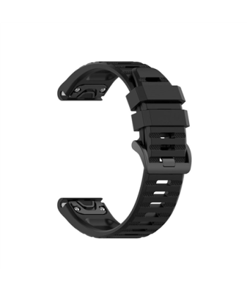 Fixed | Silicone Strap for Garmin QuickFit 26mm | Black