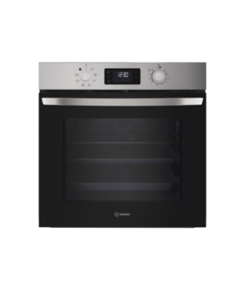 Indesit IO 255HU X, Built-in, Electric, Width 59.5 cm, Self cleaning, Stainless steel | INDESIT