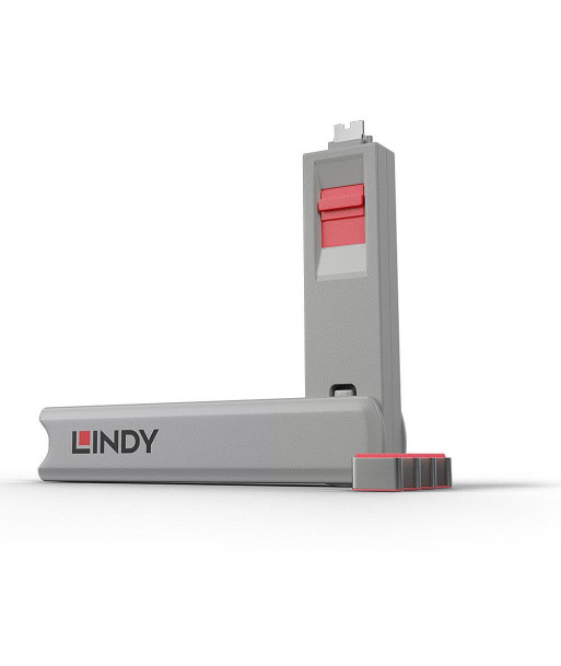 USB PORT TYPE-C BLOCKER 4PACK/PINK 40425 LINDY