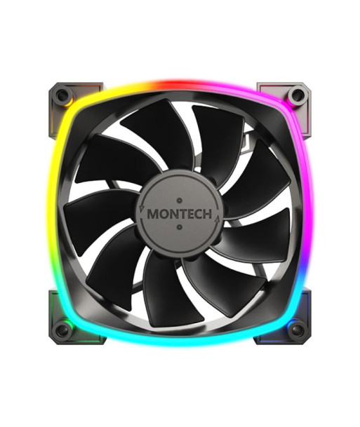 CASE FAN 120MM/RX120 PWM BLACK MONTECH