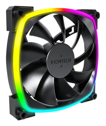 CASE FAN 120MM/AX120 PWM BLACK 3 IN 1 MONTECH