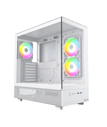 Case MONTECH XR MidiTower Not included ATX MicroATX MiniITX Colour White XR(W)