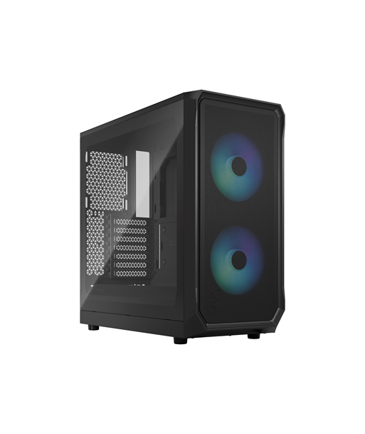 Fractal Design, Focus 2, Side window, RGB Black TG Clear Tint, Midi Tower, Power supply included No, ATX