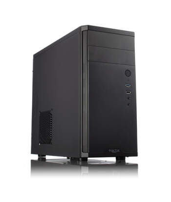 Fractal Design, CORE 1100, Black, Micro ATX, Power supply included No, ATX PSUs, up to 185mm if a typical-length optical drive