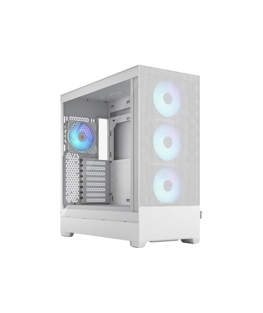 Fractal Design, Pop XL Air RGB, Side window, White TG Clear Tint, E-ATX up to 280 mm, ATX, mATX, Mini ITX, Power supply