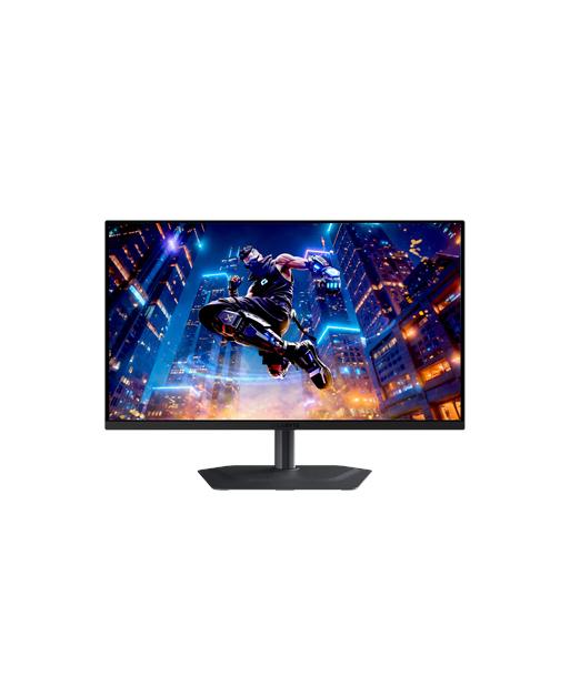 Gigabyte MO27Q3 EK, 27", QD-OLED, QHD, 360 Hz, 0.03 ms, 2560 x 1440 pixels, 250 cd/m², HDMI ports quantity 2