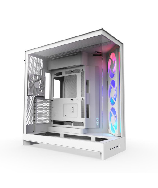 Case NZXT ATX/micro ATX/Mini-ITX/EATX White Midi Tower PC CM-H92FW-R1