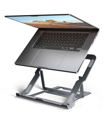 AXAGON STND-LAG stand for laptops and tablets, Adjustable Height, Angle, 10-17.3", Maximum weight (capacity) 20 kg, Grey