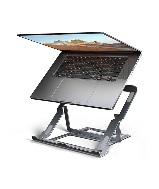 AXAGON STND-LAG stand for laptops and tablets, Adjustable Height, Angle, 10-17.3", Maximum weight (capacity) 20 kg, Grey