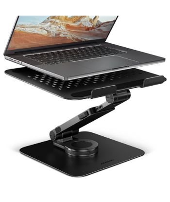 AXAGON STND-LRB stand with 360° rotation for laptops and tablets, Adjustable Height, Angle, 10-17.3", Maximum weight