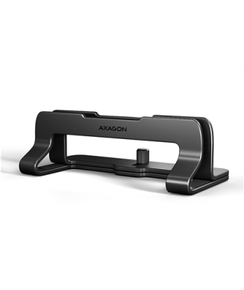 AXAGON STND-VB vertical stand for laptops and tablets, Adjustable width, 10-17.3", Black