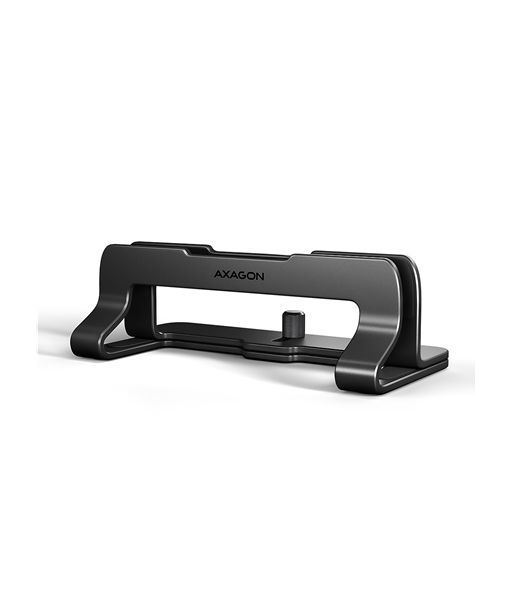 AXAGON STND-VB vertical stand for laptops and tablets, Adjustable width, 10-17.3", Black