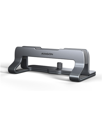 AXAGON STND-VG vertical stand for laptops and tablets, Adjustable width, 10-17.3", Grey