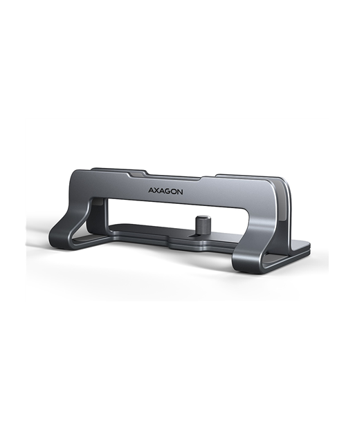 AXAGON STND-VG vertical stand for laptops and tablets, Adjustable width, 10-17.3", Grey