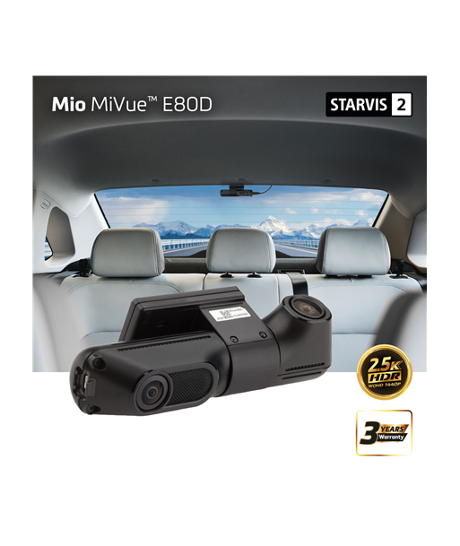 Mio MiVue E80D HDR Dual Rear Camera
