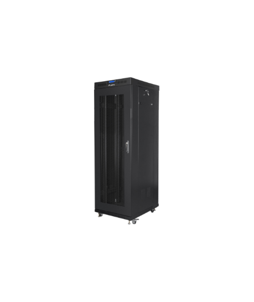 Lanberg, Rack cabinet 19" free-standing 37U/600x800 (flat pack) with mesh door, LCD, FF01-6837-23BL, Black