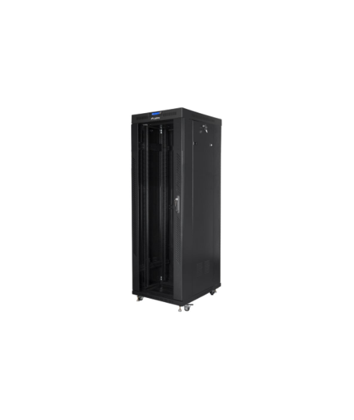 Lanberg, Rack cabinet 19" free-standing 37U/800x1000 (flat pack) with glass door, LCD, FF01-8037-12BL, Black