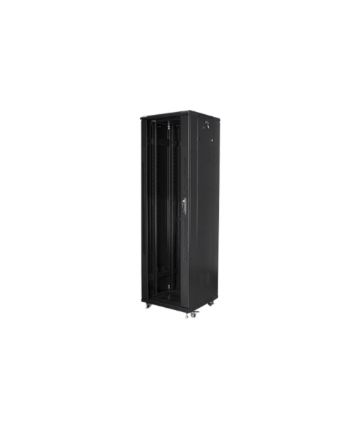 Lanberg, Rack cabinet 19" free-standing 42U/600x600 (flat pack), FF01-6642-12B, Black