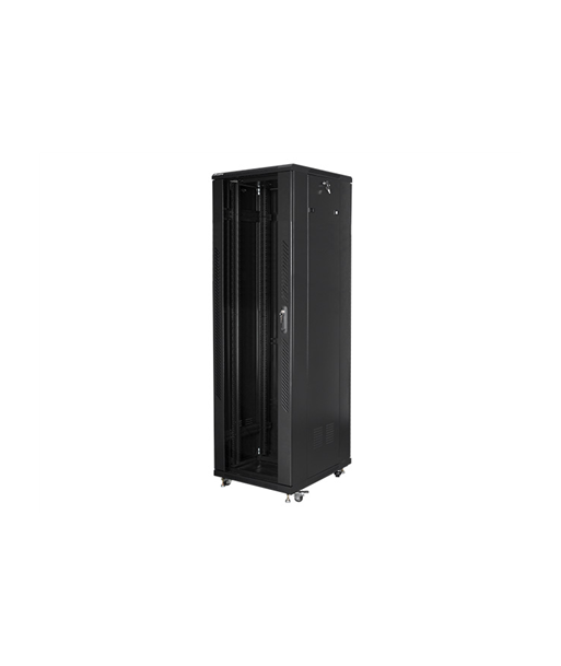 Lanberg, Rack cabinet 19" free-standing 42U/600x800 (flat pack), FF01-6842-12B, Black