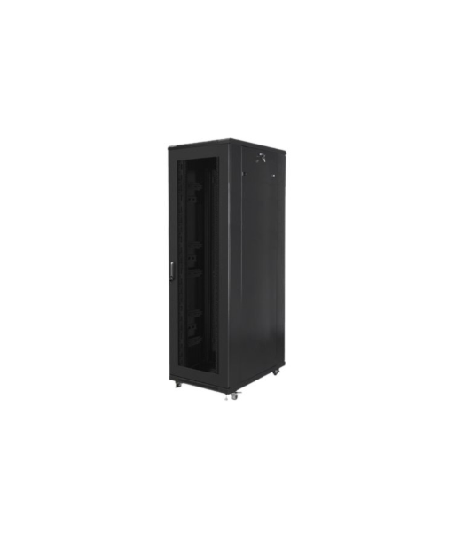 Lanberg, Rack cabinet 19" free-standing 42U/800x1000 (flat pack) with mesh door, FF01-8042-23B, Black