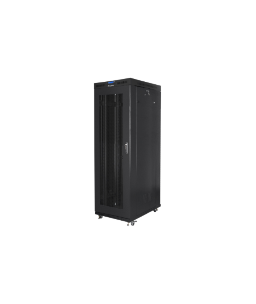 Lanberg, Rack cabinet 19" free-standing 42U/800x1000 (flat pack) with mesh door, LCD, FF01-8042-23BL, Black