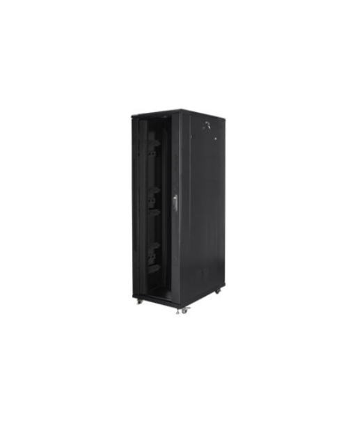 Lanberg, Rack cabinet 19" free-standing 42U/800x1200 (flat pack), FF01-8242-12B, Black