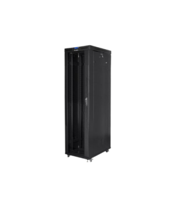 Lanberg, Rack cabinet 19" free-standing 47U/800x1000 (flat pack) with glass door, LCD, FF01-8047-12BL, Black