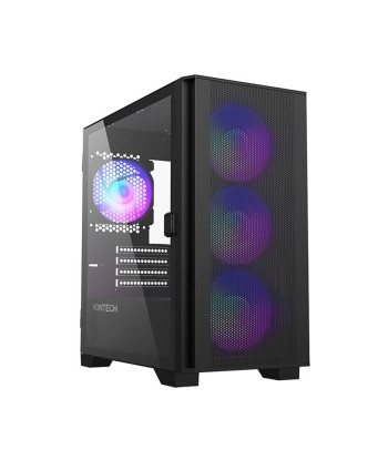 Case MONTECH AIR 100 ARGB MidiTower Case product features Transparent panel Not included MicroATX MiniITX Colour Black