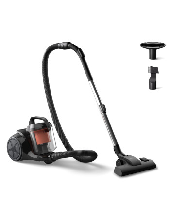 Пылесос PHILIPS Input power 800 W Dust capacity 1.3 L Cylinder vacuum Cleaning type Dry Dust container Bagless Colour Black