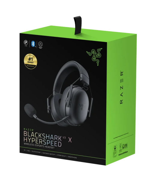 Razer BlackShark V3 X HyperSpeed for Xbox Gaming Headset, Over-Ear,Wireless, Black | Razer