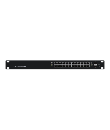 Ubiquiti, Switch, ES-24-250W, Web managed, Rackmountable, Gigabit Ethernet (copper) ports quantity 24, SFP ports quantity 2