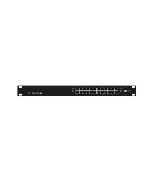 Ubiquiti, Switch, ES-24-250W, Web managed, Rackmountable, Gigabit Ethernet (copper) ports quantity 24, SFP ports quantity 2