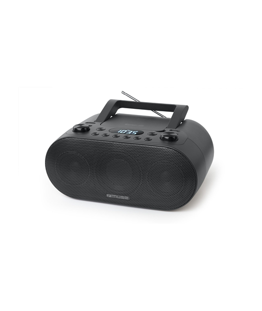 Kaasakantav raadio Muse, with Bluetooth and USB port, M-35 BT, AUX in, Black