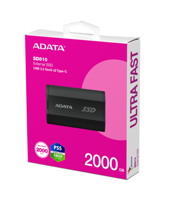 ADATA SD810 2TB USB‑C внешний SSD