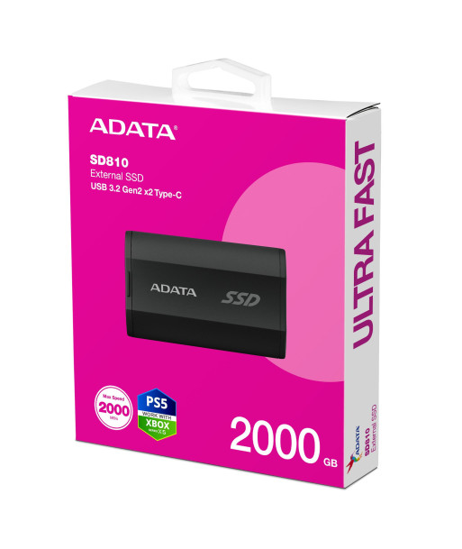 ADATA SD810 2TB USB‑C External SSD