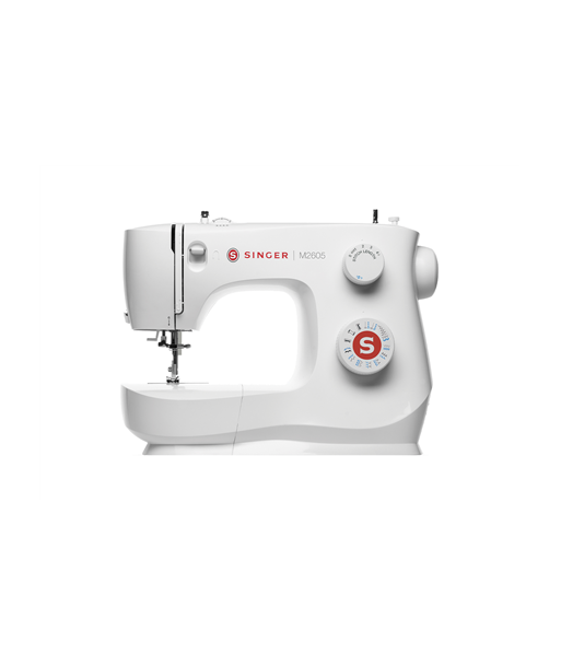 Singer M2605 Sewing Machine, 12 Stitches, White