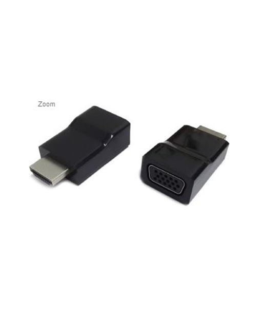 Gembird, HDMI to VGA adapter, single port, Black, HDMI, VGA