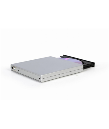 Gembird External USB DVD drive, DVD-USB-021-SV, Interface USB 2.0, CD/DVD, CD read speed 24 x, CD write speed 24 x, Silver