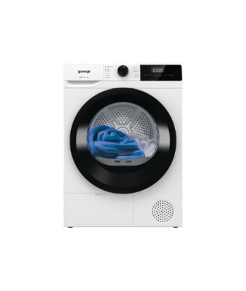 Gorenje Dryer Machine, DHNE82, Energy efficiency class Class D, Front loading, 8 kg, LED, Depth 55 cm, White