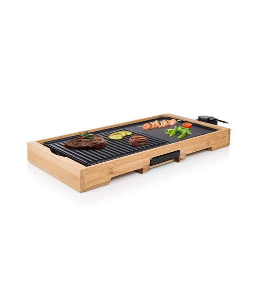 Tristar TG2514B Bamboo Grill XL 2200W Must Lauagrill