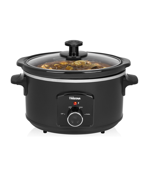 Tristar, Slowcooker, VS-3915, 180 W, 3.5 L, Number of programs 3, Black