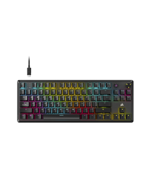 Corsair K70 CORE TKL, Tenkeyless Mechanical Gaming Keyboard, Wired, NA, Black, 0.973 g, MLX RED