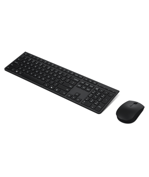Lenovo Professional беспроводной перезаряжаемый комплект AI: клавиатура и мышь (US English)